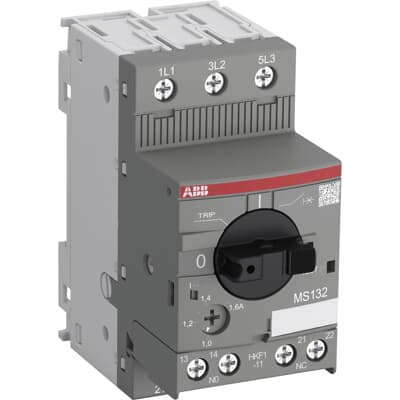 1SAM350005R1006 ABB - MS132-1.6-HKF1-11 MS132-1.6-HKF1-11 Manual Motor Starter 1.0 ... 1.6 A