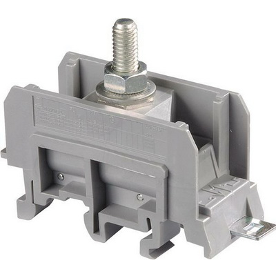 1SNA115141R1000 TE Connectivity TERMINAL BLOCK, DIN RAIL, 1POS, 2AWG ROHS COMPLIANT: YES