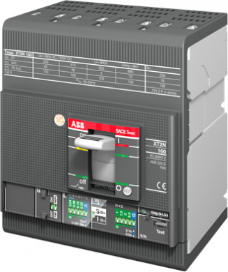 1SDA051146R1 ABB - T2H 160 PR221DS-LS In=100A 3p F F Moulded Case Circuit Breaker, T2H 160 PR221DS-LS In 100A 3p F F