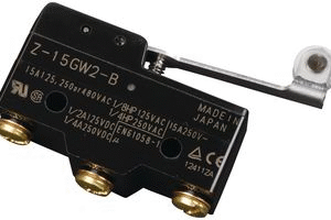 Z-15GW2 Omron MICROSWITCH,ROLLER LEVER,SPDT,15 A,250 V