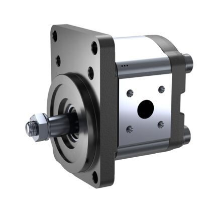 0510525018 Bosch Rexroth - AZPF-11-014RCB20MB GEAR PUMP, 14 cm³/U, Right-hand rotation, Conical 1:5, Rectangular flange diameter 80 mm, UN-2B SAE O-Ring thread