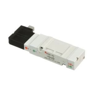 SV2A00-5FU SMC SOLENOID VALVE, SV2000 SERIES, 4 POSITION DUAL 3 PORT VALVE, N.C./N.C., 24 VDC RATED VOLTAGE, WITH LIGHT/SURGE VOLTAGE SUPPRESSOR, NON-LOCKING PUSH TYPE