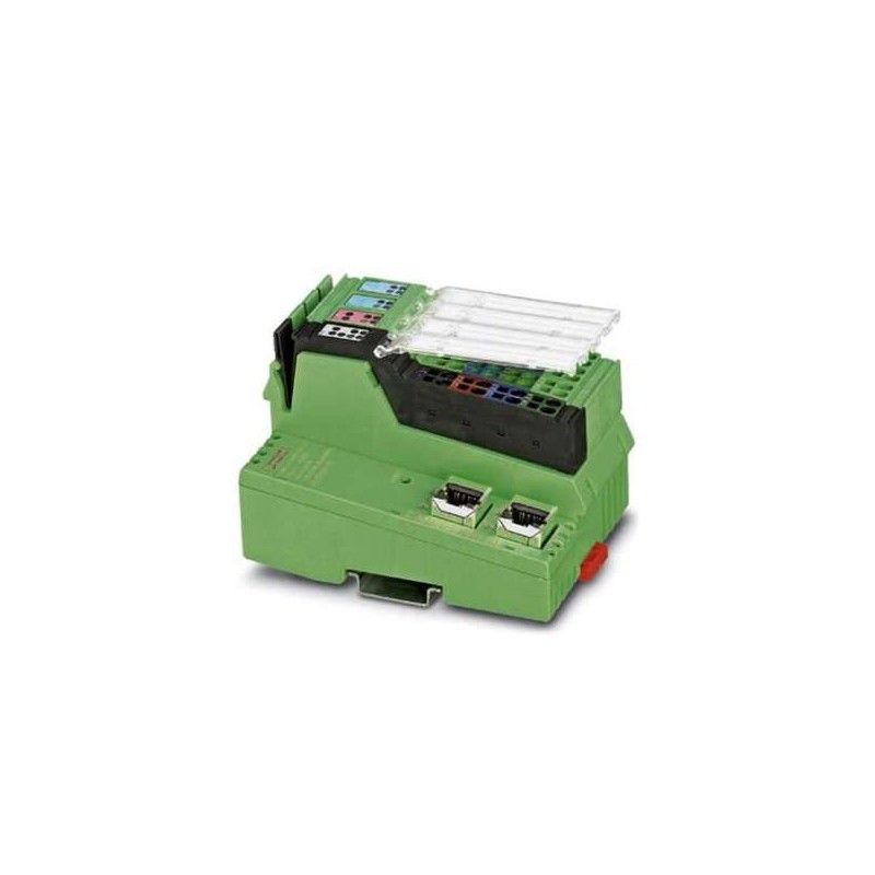 2692380 Phoenix Contact - IL S3 BK DI8 DO4 2TX-PAC Inline, Bus coupler, Sercos, RJ45 socket, Digital inputs: 8, 24 V DC, connection method: 3-wire, Digital outputs: 4, 24 V DC, 500 mA, connection method: 3-wire, transmission speed in the local bus: 500 kbps / 2 Mbps, degree of protection: IP20, including Inline connectors and marking fields