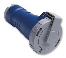 216C6W Amphenol Pin & Sleeve Connector, 16 A, 250 V, Cable Mount, Socket, 2P+E, Blue