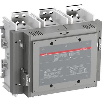 1SFL657001R7022 ABB - AF1350-30-22-70 AF1350-30-22-70 100-250V 50/60Hz / 100-250V DC Contactor. The AF1350-30-22-70 is a 3 pole - 1000 V IEC or 1000 V UL contactor with pre-mounted auxiliary contacts and Main Circuit Bars, controlling motors up to 475 kW / 400 V AC (AC-3) or 800 hp / 480 V UL and switching power circuits up to 1350 A (AC-1) or 1350 A UL general use.