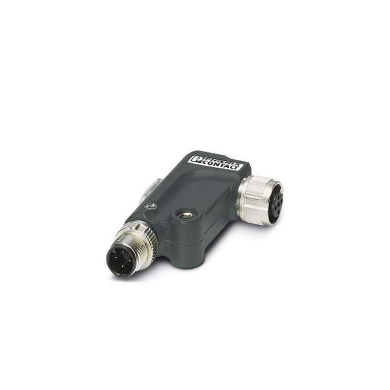 2700275 Phoenix Contact - AXL E IOL AI1 I M12 R Axioline E-IO-Link/analog converter for connecting an analog sensor, 4 mA ... 20 mA, M12 fast connection technology, angled version
