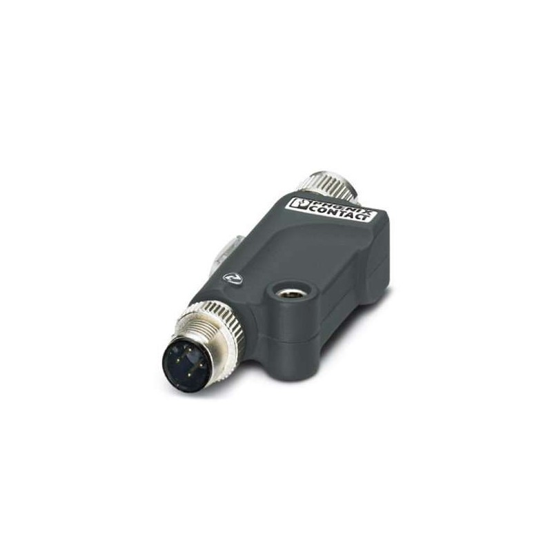 2700336 Phoenix Contact - AXL E IOL AI1 U M12 S Axioline E-IO-Link/analog converter for connecting an analog sensor, 0 V ... 10 V, M12 fast connection technology, straight version