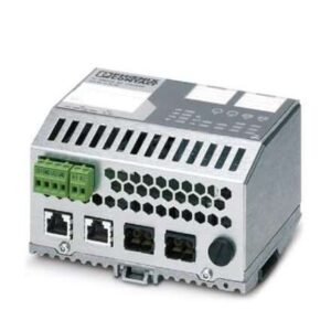 2700691 Phoenix Contact - Industrial Ethernet Switch - FL SWITCH IRT 2TX 2POF Ethernet Switch, two ports in RJ45 format and two ports in POF SC-RJ format for PROFINET RT/IRT, DIN rail mountable
