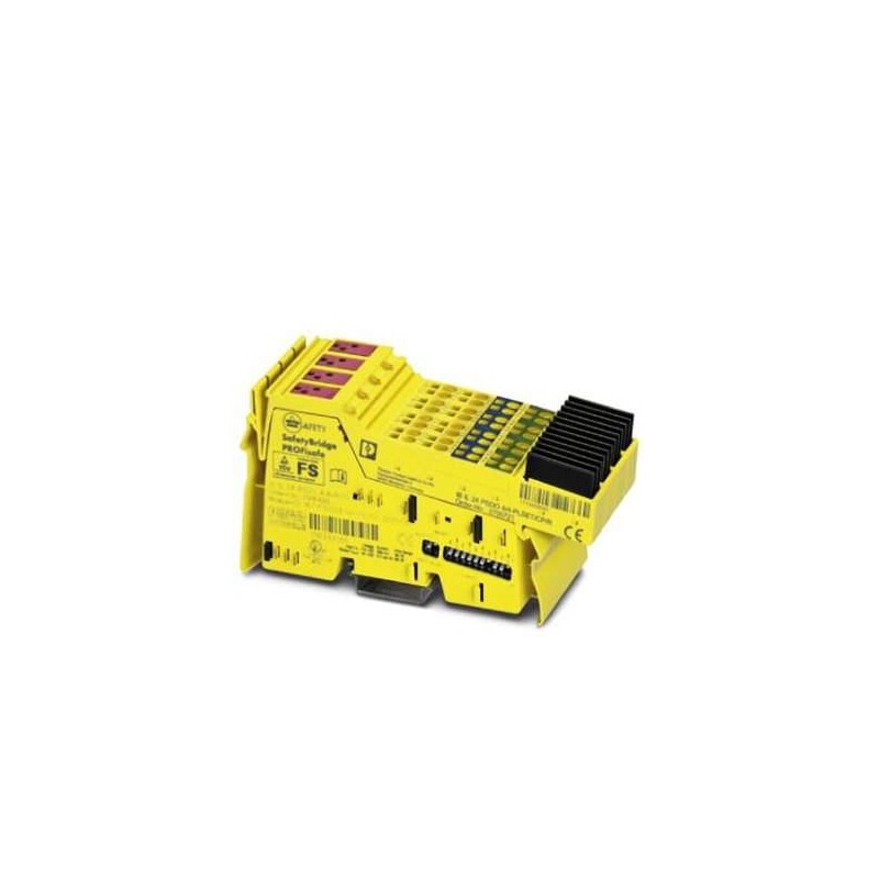 2700804 Phoenix Contact - Safety module - IB IL 24 PSDO 4/4-R-PAC I/O component, safety-related, digital output module with 4 safe outputs, positive and negative switching for the SafetyBridge system, PROFIsafe, and INTERBUS Safety up to SILCL 3, Cat. 4/PL e, SIL 3, plug-in spring-cage connection with discharge plugs