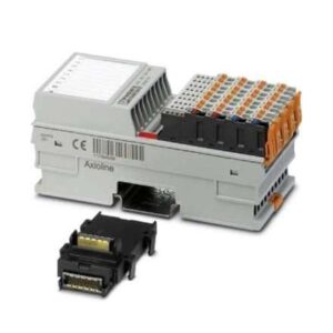 2701230 Phoenix Contact - I/O module - AXL F DO32/1 XC 1F Axioline F XC, Digital output module, Digital outputs: 32, 24 V DC, 500 mA, connection method: 1-wire, Extreme conditions version, transmission speed in the local bus: 100 Mbps, degree of protection: IP20, including bus base module and Axioline F connectors