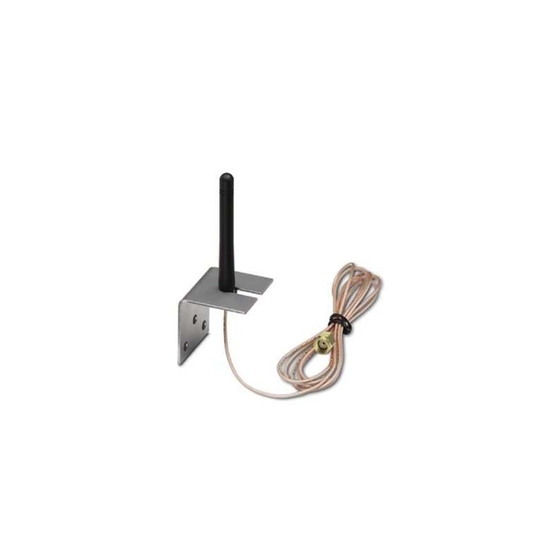 2701362 Phoenix Contact - Antenna - RAD-ISM-2400-ANT-OMNI-2-1-RSMA Omnidirectional antenna, 2.4 GHz, gain: 2 dBi, polarization: linear, opening angle: h/v 360°/75°, degree of protection: IP65, connection: RSMA (male), incl. 1.5 m / 5 ft. connecting cable and mounting bracket for wall mounting