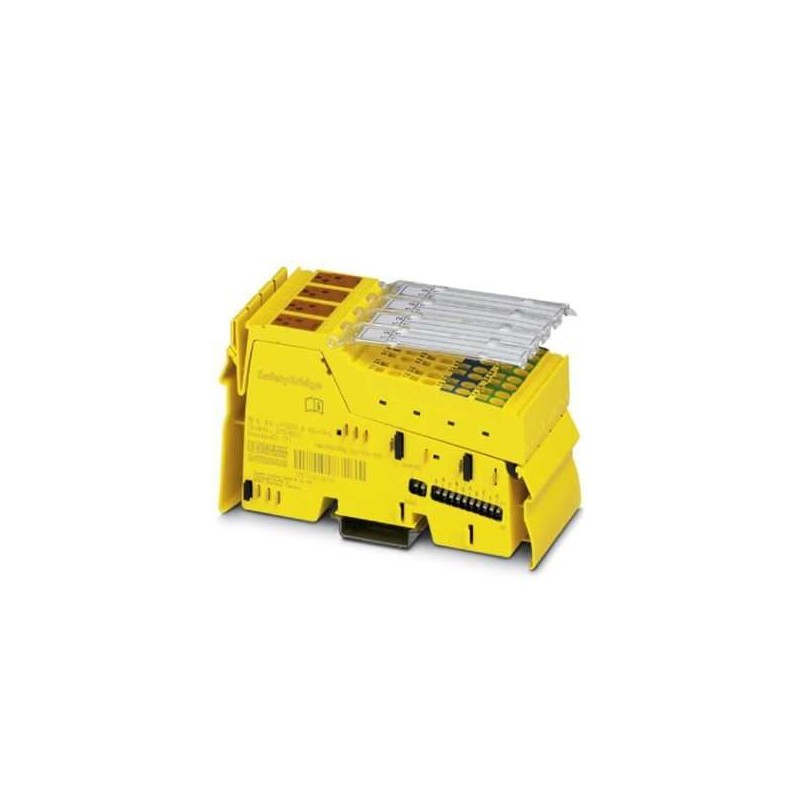 2701625 Phoenix Contact - IB IL 24 LPSDO 8 V3-PAC Safety-related digital output module, IP20 protection, for the SafetyBridge system. The module has four safe digital outputs with two-channel occupancy or 8 safe digital outputs with single-channel occupancy