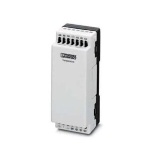 2701671 Phoenix Contact - NLC-IO-2RTD/UTH-4QTP-01A I/O extension module for use with Nanoline base unit. Equipped with 2 temperature inputs and 4 PNP transistor outputs.