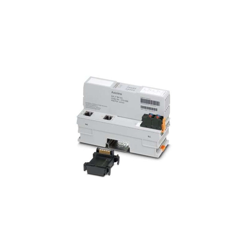 2701686 Phoenix Contact - AXL F BK S3 Axioline F, Bus coupler, Sercos, RJ45 socket, transmission speed in the local bus: 100 Mbps, degree of protection: IP20, including bus base module and Axioline F connector