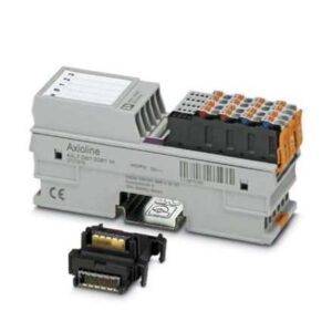 2702017 Phoenix Contact - AXL F DI8/1 DO8/1 XC 1H Axioline F XC, Digital I/O module, Digital inputs: 8, 24 V DC, connection method: 1-wire, Digital outputs: 8, 24 V DC, 500 mA, connection method: 1-wire, Extreme conditions version, transmission speed in the local bus: 100 Mbps, degree of protection: IP20, including bus base module and Axioline F connectors