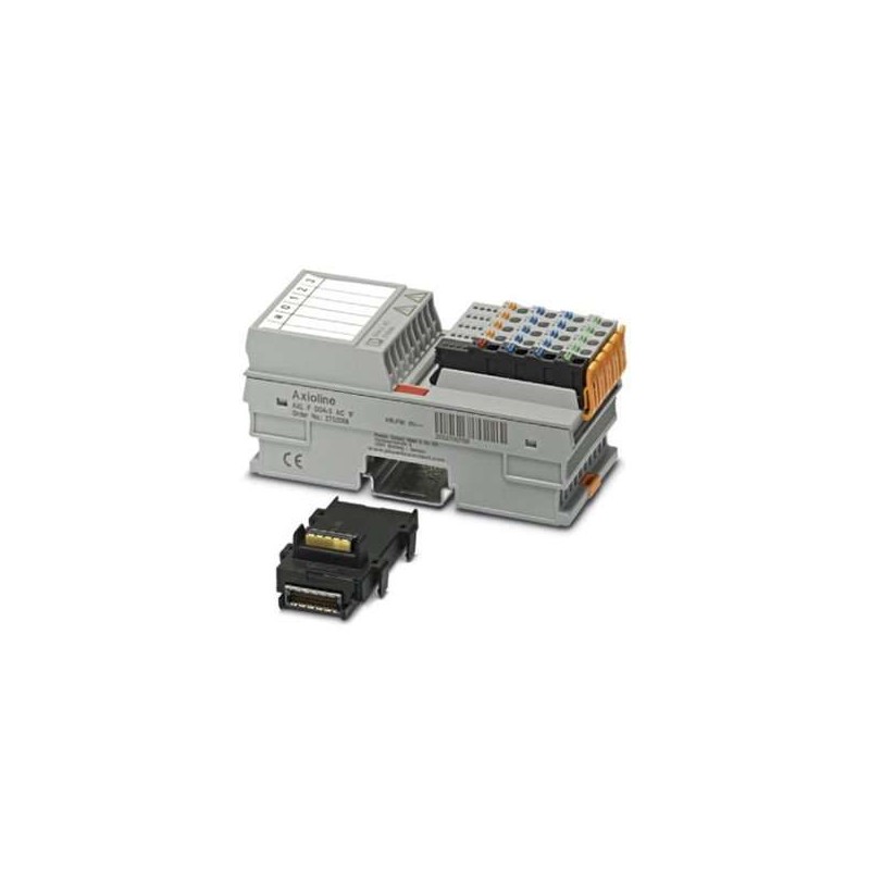 2702068 Phoenix Contact - I/O module - AXL F DO4/3 AC 1F Axioline F, Digital output module, Digital outputs: 4 (Triac outputs with zero voltage switch), 230 V AC, 2 A AC, connection method: 3-wire, transmission speed in the local bus: 100 Mbps, degree of protection: IP20, including bus base module and Axioline F connectors