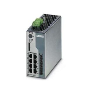 2702175 Phoenix Contact - Industrial Ethernet Switch - FL SWITCH 7004-2TC-2GC-EIP Managed Switch 7000, 4 RJ45 ports 10/100 Mbps, 2 Combo ports 10/100/1000 Mbps, 2 Combo ports 10/100 Mbps, degree of protection: IP20, PROFINET Conformance-Class A, EtherNet/IP