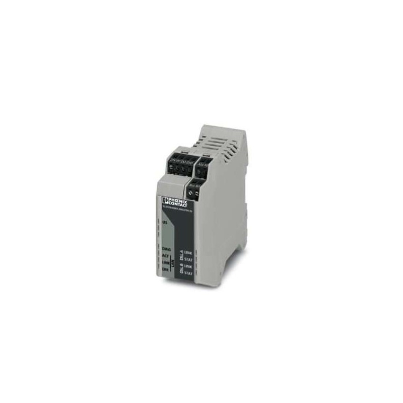 2702409 Phoenix Contact - Modem - TC EXTENDER 2001 ETH-2S Second generation: Unmanaged Ethernet extender for point-to-point connections, line and ring structures, data rates up to 30 Mbps, distances of up to 20 km on in-house copper cables, diagnostics via USB and LEDs, 2 SHDSL ports, 1 LAN port