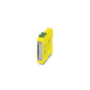 2702411 Phoenix Contact - Safety relays - PSR-MC37-3NO-1NC-24DC-SC Safety relay for emergency switching off and safety doors as well as for elevator applications up to SILCL 3, Cat. 4, PL e, 1 or 2-channel operation, automatic or manual start, cross-circuit detection, 3 enabling current paths, US = 24 V DC, plug-in screw terminal block