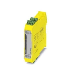 2702412 Phoenix Contact - PSR-MC37-3NO-1NC-24DC-SP Safety relay for emergency switching off and safety doors as well as for elevator applications up to SILCL 3, Cat. 4, PL e, 1 or 2-channel operation, automatic or manual start, cross-circuit detection, 3 enabling current paths, US = 24 V DC, plug-in spring-cage terminal block