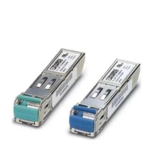 2702439 Phoenix Contact - Media module - FL SFP FE WDM20-SET Fast Ethernet SFP WDM set for transmission up to a maximum of 20 km on a single fiber with a wavelength of 1310/1550 nm.