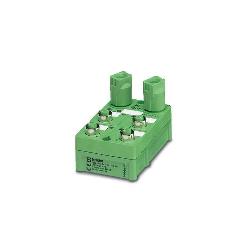 Phoenix Digital Input Module 2732761 Phoenix Contact – I/O module – IB L2 BOX 24 DI 4/4 M12-D ...