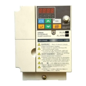 3G3MV-A4007 Omron AC DRIVE, 1.1 KW, 4.7 AMP, 380-460 VAC, 50/60 HZ ,3.4 AMP / 0-400 HZ, 3 PHASE