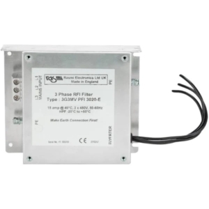 3G3MV-PFI-3010E Omron RFI FILTER,10 AMP, 3-PHASE, 3 X 480 VAC, 50/60 HZ, FOR 1.1 - 2.2KW UNITS, -25 TO +85 DEGREES C