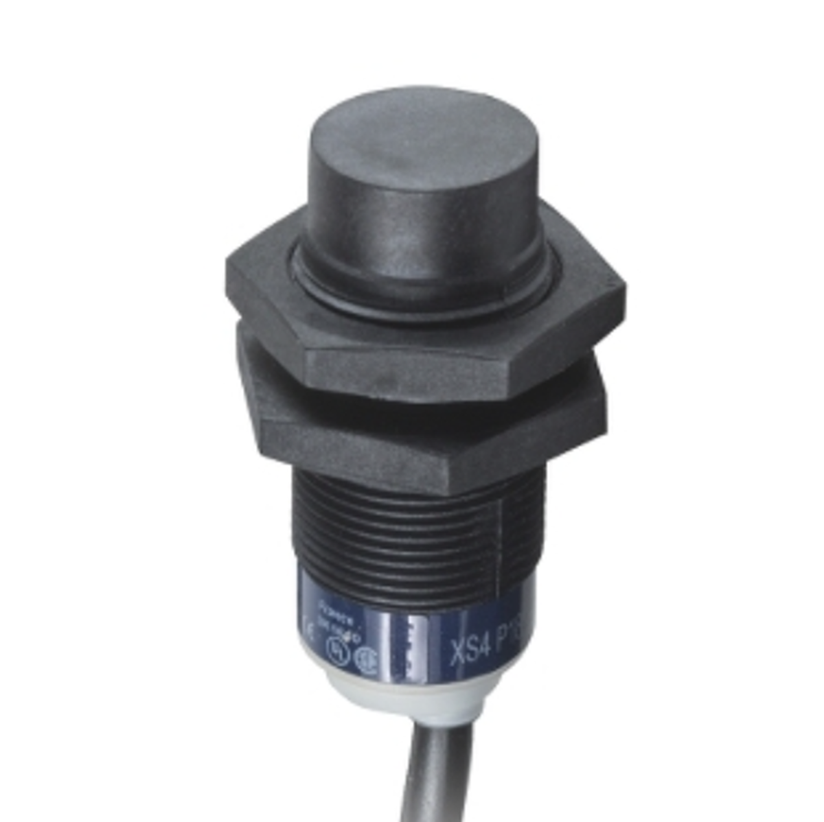 XS4P18AB120L2 Telemecanique Inductive proximity sensors XS, inductive sensor XS4 M18, L40.6 mm, PBT, Sn8mm, 12...24 VDC, cable 10 m