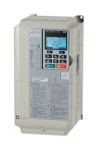 CIMR-AC4A0031BAA-0121 Yaskawa INVERTER DRIVE, 3 PHASE, 15KW/11KW, 38 AMP /29 AMP INPUT, 380-480 VAC INPUT, 50/60 HZ, 31 AMP / 24 AMP OUTPUT, 0-480 VAC OUTPUT, 0-400 HZ, IP20
