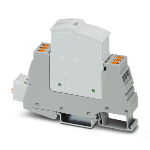 2907928 Phoenix Contact - PLT-SEC-T3-230-FM-PT Type 2/3 surge protection, consisting of protective plug and base element with Push-in connection. For single-phase power supply network with integrated status indicator and remote signaling. Nominal voltage: 230 V AC/DC