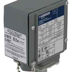 9012GBW21 Telemecanique Pressure switch 9012G, adjustable scale, 2 thresholds, 13 to 425 PSIG