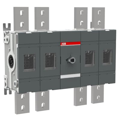 1SCA101545R1001 ABB - OT1600E22 4-POLE, FRONT OPERATED, BASE MOUNTED SWITCH-DICONNECTOR, HANDLE AND SHAFT ARE NOT INCLUDED, TERMINAL BOLT KIT INCLUDED