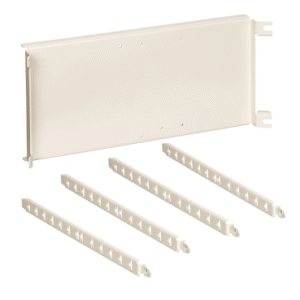 03409 Schneider Electric NSXm mounting plate lever/rot, 3P/4P, vertical mounting, L400mm