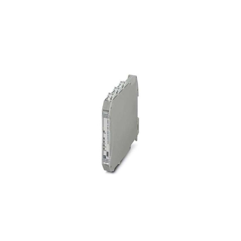 2865036 Phoenix Contact - Isolation amplifier - MACX MCR-SL-2NAM-T NAMUR 2-channel signal conditioner for operating proximity sensors and switches. The signals are transmitted to the control level via transistor outputs (passive). Line fault detection, 3-way electrical isolation, SIL 2, screw connection.