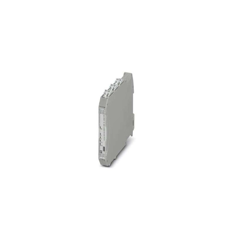 2865049 Phoenix Contact - Isolation amplifier - MACX MCR-SL-2NAM-RO NAMUR 2-channel signal conditioner for operating proximity sensors and switches. The signals are transferred to the control level using relay outputs (N/O contact). Line fault detection, 3-way electrical isolation, SIL 2, screw connection.