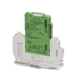 2865696 Phoenix Contact - Input isolating amplifier - PI-EX-AIS Ex i analog input: Input isolating amplifier, HART. Sends 4-20 mA signals from externally supplied measuring transducers installed in Ex areas to a load in safe areas. Galvanic 3-way isolation (input / output / supply).