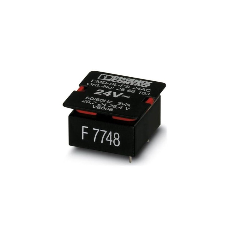 2866103 Phoenix Contact - EMD-SL-PS- 24AC Power modules, pluggable, for EMD-SL-..., supply voltage: 20.2...26.4 V AC