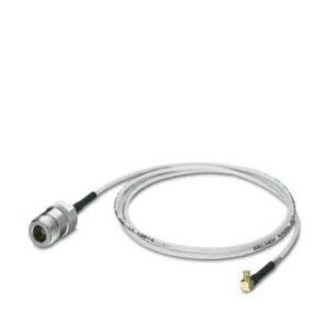 2867717 Phoenix Contact - Antenna cable - RAD-CON-MCX-N-SB Antenna cable, outside diameter: 2.5 mm (0.1 in.), inner conductor: stranded, attenuation: 0.9 dB at 900 MHz, connection: MCX (male) -> N (female), cable length: 1.2 m (4 ft.)