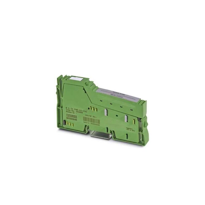 2869909 Phoenix Contact - Inline terminal - IB IL EX PWR-ISO-PAC Inline terminal for use as an isolator between non-intrinsically safe inline expansion I/O and intrinsically safe inline power supply.