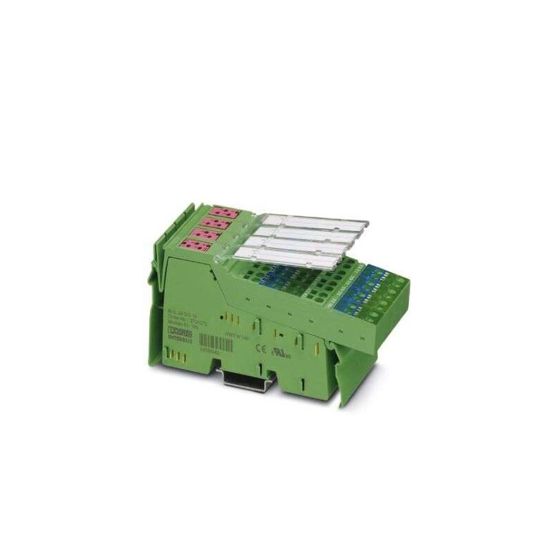 2878324 Phoenix Contact - IB IL 24 DO16-2MBD-PAC/SN Inline digital output terminal complete with accessories (connector and labeling field), 16 outputs, 24 V DC, transmission speed 2 Mbaud, 3-conductor connection method, standard numbering