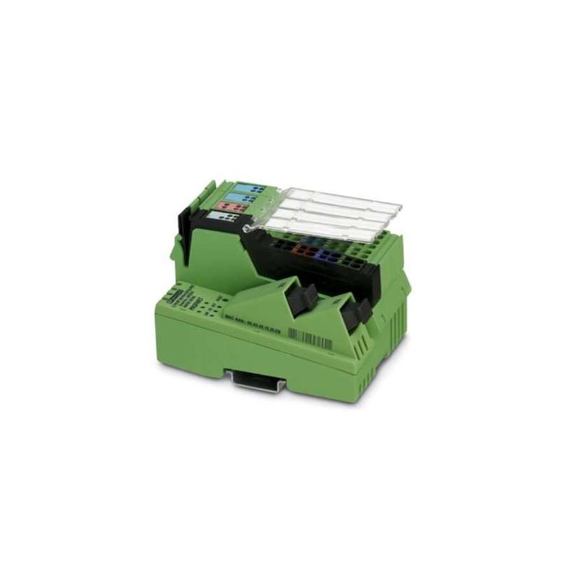 2878379 Phoenix Contact - IL PN BK DI8 DO4 2SCRJ-PAC PROFINET bus coupler, 8 inputs, 24 V DC, 4 outputs, 24 V DC, 500 mA, complete with I/O connectors