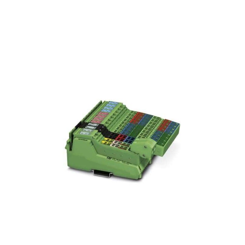2878858 Phoenix Contact - I/O module - ILB IB 24 DI16 DO16/N Inline Block IO digital input/output module, INTERBUS, 16 inputs, 24 V DC, 2, 3-conductor connection method, 16 outputs, 24 V DC, 500 mA, 2, 3-conductor connection method, without plug