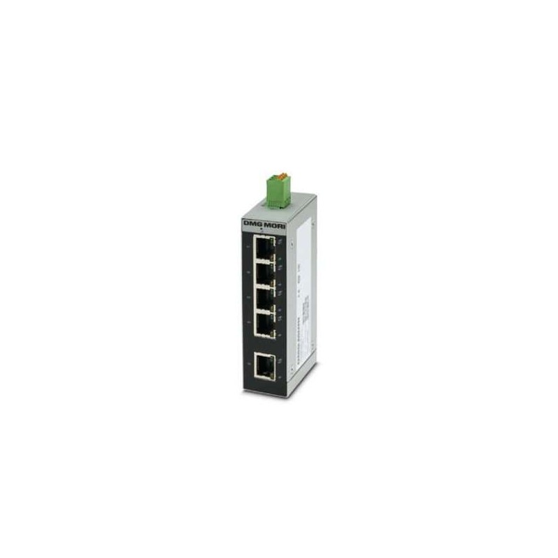 2891154 Phoenix Contact - Industrial Ethernet Switch - FL SWITCH SFN 5TX-DM Ethernet switch, 5 TP RJ45 ports, automatic detection of data transmission speed of 10 or 100 Mbps (RJ45), autocrossing function