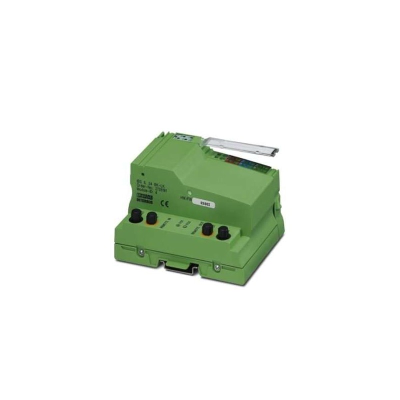 2897240 Phoenix Contact - Bus coupler - IBS IL 24 BK-LK-PAC/10 Inline, Bus coupler, INTERBUS, F-SMA connector, transmission speed in the local bus: 500 kbps, degree of protection: IP20, including Inline connector and labeling field
