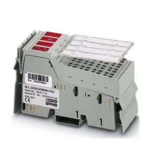 2897716 Phoenix Contact - IB IL 24/230 DOR4/HC-PAC Inline, Relay terminal, Relay output: 4 (floating contacts), 24 V DC / 230 V AC, 10 A, high inrush current, transmission speed in the local bus: 500 kbps, degree of protection: IP20, including Inline connectors and marking fields
