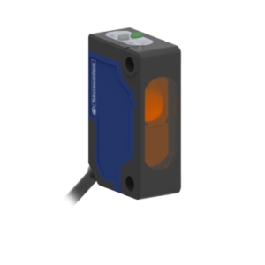 XUM2AKXBL2T Telemecanique Photoelectric sensors XU, miniature, thrubeam, Smax=30 m, transmitter, cable 2 m