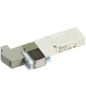 SY3140-5FU SMC SOLENOID VALVE, BASE MOUNT, PLUG-IN, 2 POSITION, SINGLE, 0.15/0.7 MPA, 101 PSI , 24 VDC, 1/8 IN PORT SIZE