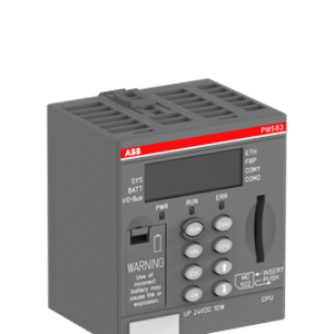1SAP140300R0271 ABB - PM583-ETH AC500 Processor module. Memory 1MB. Interfaces: Ethernet, 2x RS232/485, FBP. Display.