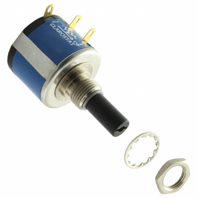 73JB5K Honeywell WIREWOUND,73 SERIES,5KOHM,5%,2W,10 TURNS,PANEL MOUNT,6.35MM SHAFT DIAMETER,20.62MM SHAFT LENGTH